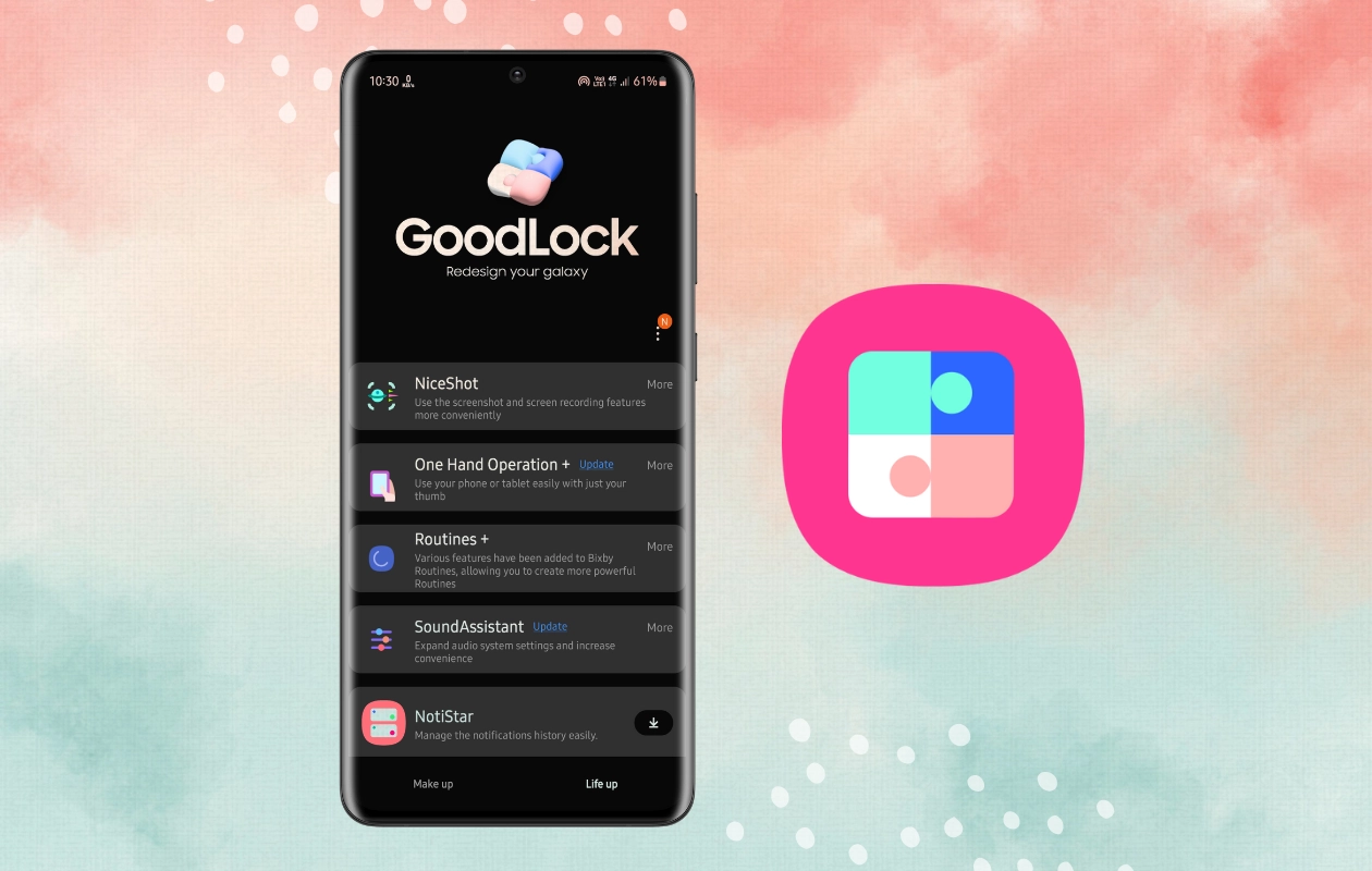 Приложение Good Lock от Samsung теперь доступно в Google Play
