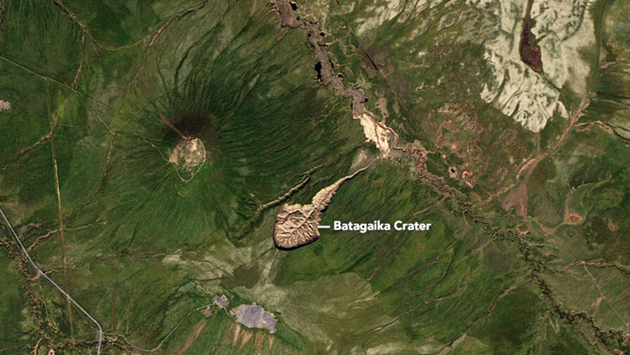 Ученые заявили о стремительном росте Батагайского кратера в Сибири